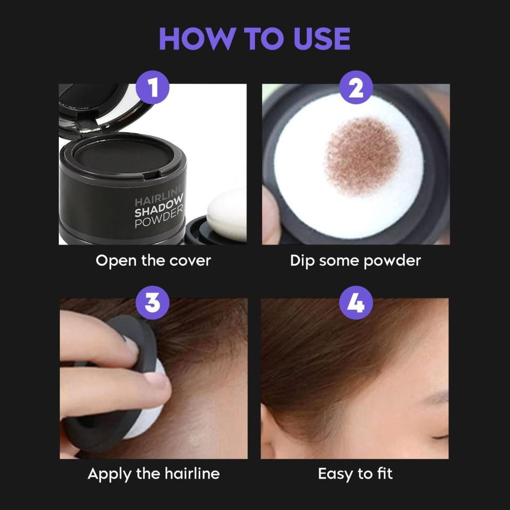 Hairline  Black Powder Mini Portable